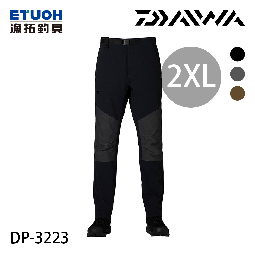漁拓釣具 DAIWA DP-3223 黑 #2XL [機能長褲]